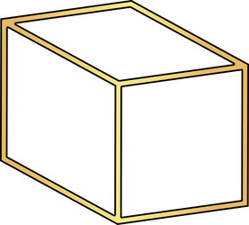 Cube computer symbol vector