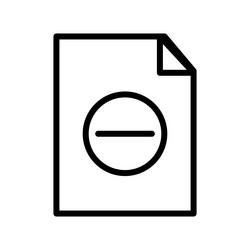 button app concept allows users to easily delete vector image