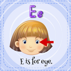 letter e vector