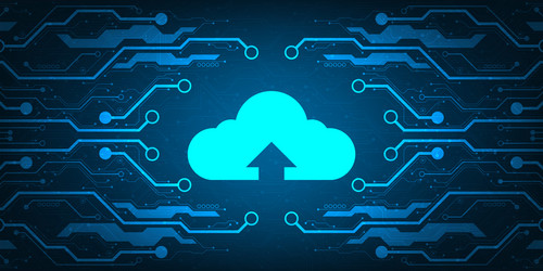 Cloud network uploading various information vector