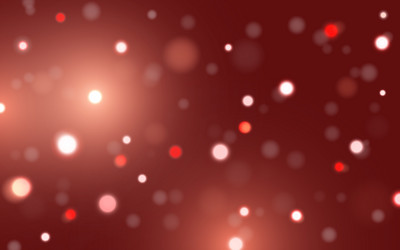 firework red color bokeh soft light background vector image