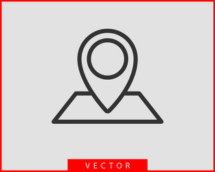 map icons marker pointer pin location icon gps vector image