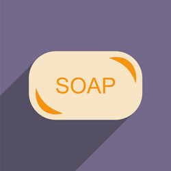 flat with shadow icon and mobile application vector image