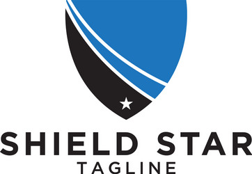 Luxury shield graphic design template Royalty Free Vector