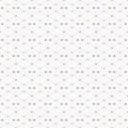 dotted seamless pattern with rhombus and nodes vector