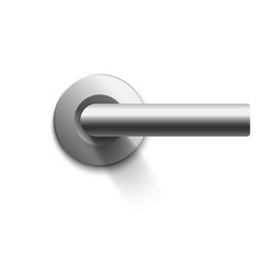 metal door handle or knob template realistic vector