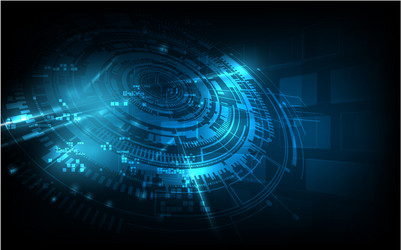 Futuristic sci fi technology pattern concept Vector Image