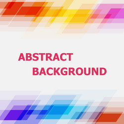 Abstract geometric overlapping colorful background vector