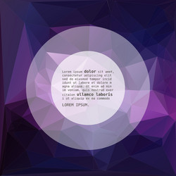 geometric triangular abstract background vector image
