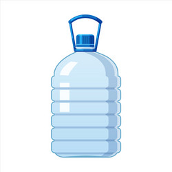 Plastic water bottle icon empty liquid container Vector Image