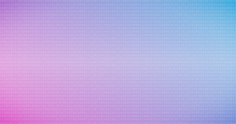 binary code colorful background with digits one vector