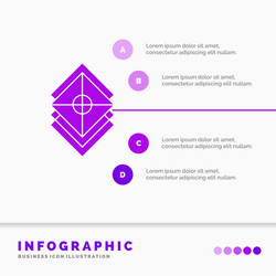 arrange design layers stack layer infographics vector image