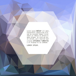geometric triangular abstract background vector image