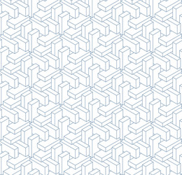 Seamless Linear Grid Pattern vector image