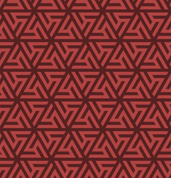 Geometric Triangular Ornament Pattern vector image
