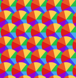 Mosaic rainbow scale seamless repeat pattern Vector Image