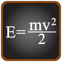 Formula on a black school board vector