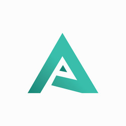 Letter ap logo design template Royalty Free Vector Image