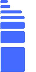 text message bubbles expanding in length vector image