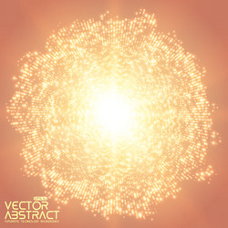 abstract mesh background point array vector image