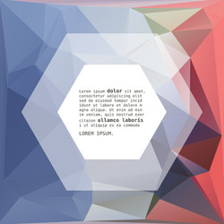 geometric triangular abstract background vector image