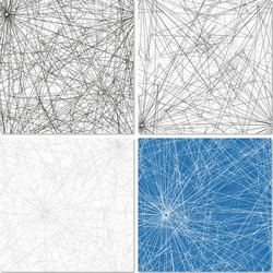 set of four web patterns vector image