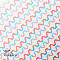 abstract pattern background of red blue curve wave vector