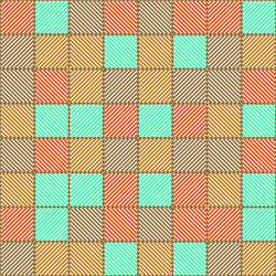 Pattern diagonal color lines vector