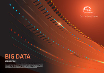 Big data abstract background sorting flow vector