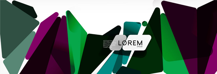 mosaic triangular low poly style abstract vector image