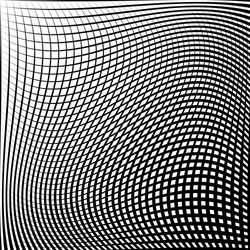 abstract grid mesh pattern with distortion effect vector image