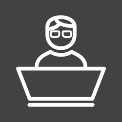 software developer vector image