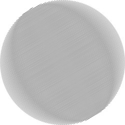 circle with scribble sketch doodle effect pattern vector image