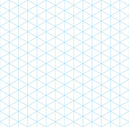 Isometric Grid Pattern vector image