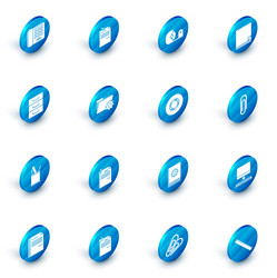 set note paper with pinned pushbutton scotch vector image