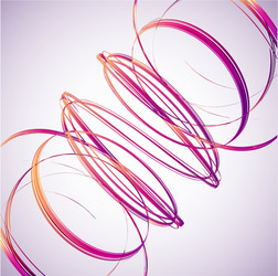 Abstract pink wave background vector