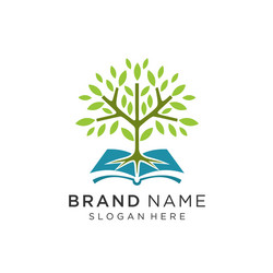 Kids tree logo icon design Royalty Free Vector Image