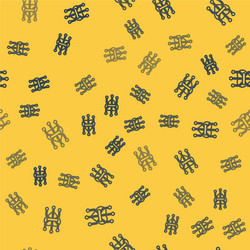blue line processor icon isolated seamless pattern vector image