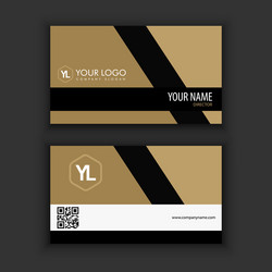 Modern creative and clean business card template vector