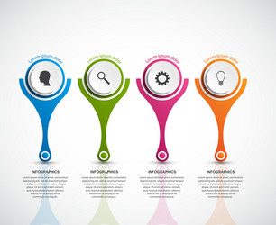 abstract infographic in the form of metabolic vector image