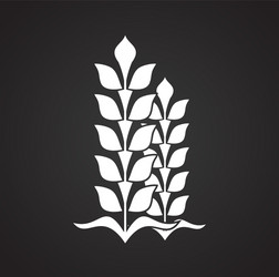 cereal icon on background for graphic and web vector image