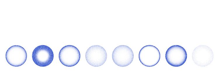 gradient dot noise with y2k aesthetic abstract vector image
