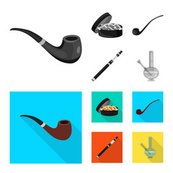 isolated object refuse and stop symbol set vector image