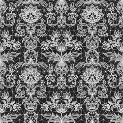 Seamless black lace Royalty Free Vector Image - VectorStock
