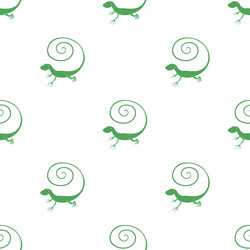 Fast lizard pattern seamless vector