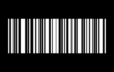 barcode icon bar code for web flat design isolated vector image