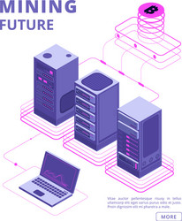 Crypto Trading & Blockchain Ecosystem vector image