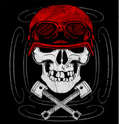 Skull T-Shirt Graphic Vector Image