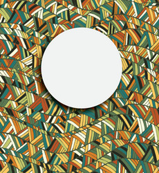 wave line and triangle pattern with copy space vector image