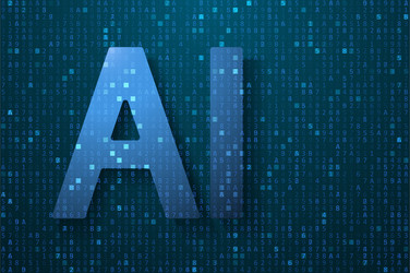 Artificial Intelligence Code vector image